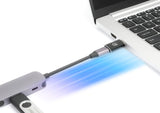 Manhattan 153980 kabel kønsskifter USB A USB C Sort