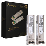 Extralink SFP 1.25G 2-pack | Moduł SFP | 1,25Gbps, LC/UPC, 850nm, 550m, multi mode, DOM, Dedicated to HP/Aruba (EX.35931) modul til netværksmodtager