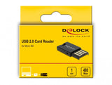 DeLOCK 91603 kortlæser USB 2.0 Sort