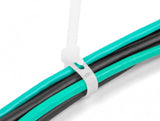 DeLOCK 18643 kabelsamler Krog og løkke kabelbinder Nylon Hvid 100 stk