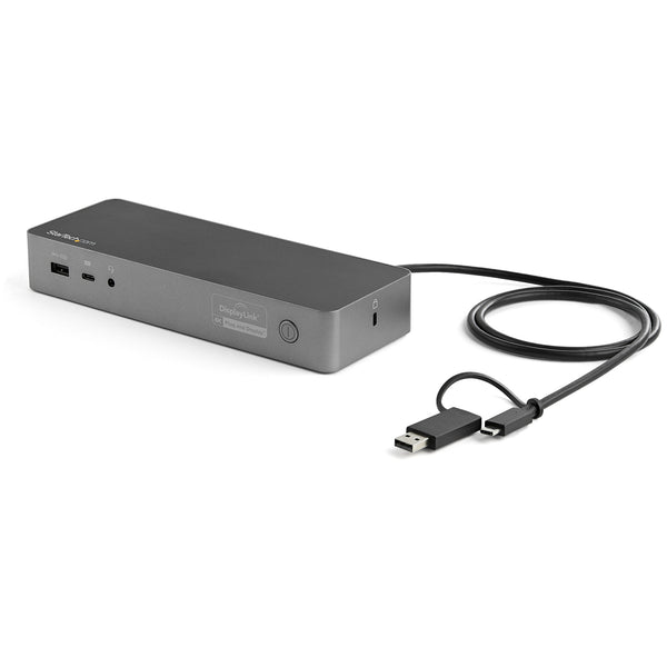 StarTech.com DK30C2DPEPUE dockingstation Ledningsført USB 3.2 Gen 1 (3.1 Gen 1) Type-C Sort, Grå