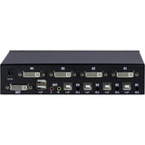 Inter-Tech KVM AS-41DA DVI KVM Switch Sort