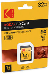 Kodak EKMSD32GHC10K hukommelseskort 32 GB SDHC UHS-I Klasse 10