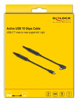 DeLOCK 81196 USB-kabel USB 3.2 Gen 2 (3.1 Gen 2) 5 m USB C 10 Gbit/sek. 60 W Sort
