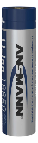 Ansmann 1307-0002 husholdningsbatteri Genopladeligt batteri 18650 Lithium-Ion (Li-Ion)