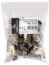 Gembird LC-PTF-01/50 kabelsamler 8P8C RJ45 Transparent