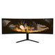 Arozzi Nova 49” Curved computerskærm 124,5 cm (49") 5120 x 1440 pixel Dual QHD LED Sort