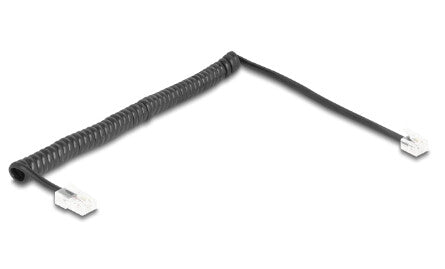 DeLOCK 88479 telefonkabel 2 m Sort