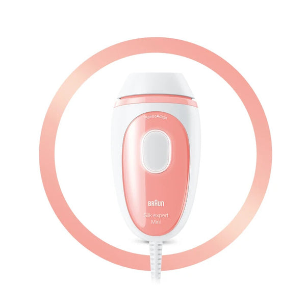 Braun Silk-expert Mini PL1000 IPL Intenst pulserende lys (IPL) Lyserød, Hvid