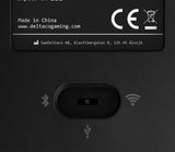 Deltaco Gaming GAM-100-DE tastatur Spil USB + RF Wireless + Bluetooth QWERTZ Tysk Sort