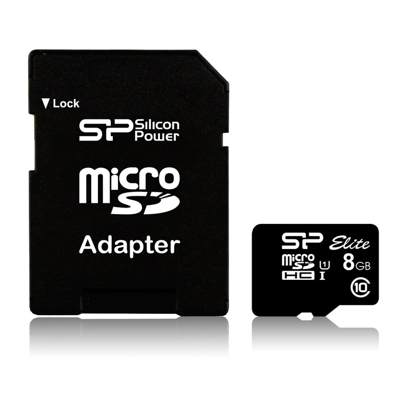 Silicon Power Elite 8GB microSDHC UHS-I Klasse 10
