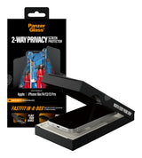 PanzerGlass ® 2-Way Privacy Skærmbeskyttelse iPhone 17e | 16e | 14 | 13 | 13 Pro | Ultra-Wide Fit m. Fastfit in-a-box