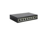 LevelOne GES-2108P netværksswitch Administreret L2 Gigabit Ethernet (10/100/1000) Strøm over Ethernet (PoE) Sort