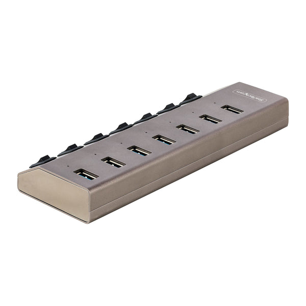 StarTech.com 5G7AIBS-USB-HUB-EU interface hub USB 3.2 Gen 1 (3.1 Gen 1) Type-B 5000 Mbit/s Grå