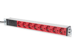 Digitus DN-95410-R strømforsyningsenhed (PDU) 8 AC stikkontakt(er) 0U/1U Sort