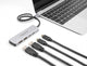 DeLOCK 64230 interface hub USB Type-C 10000 Mbit/s Grå