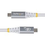 StarTech.com CC3M20GUSB4CXW USB-kabel USB4 Gen 2x2 3 m USB C 20 Gbit/sek. 60 W Hvid