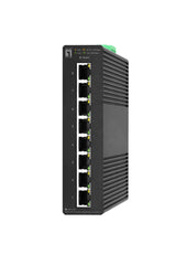 LevelOne IGS-2108 netværksswitch Administreret L2 Gigabit Ethernet (10/100/1000) Sort