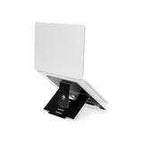 R-Go Tools Laptopstativ R-Go Riser Flexible, ergonomisk, justerbar og sammenklappelig laptop-forhøjer, HYLITE®-aluminium, sort