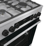 Gorenje G600 GKS6C71XF komfur og ovn Fritstående komfur Elektrisk Gaskomfur Rustfrit stål