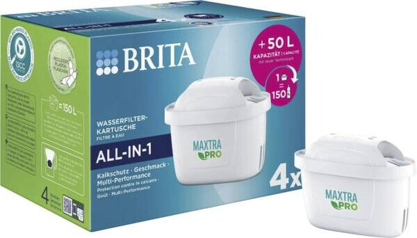 Brita 122027 (1050838) vandfilter forsyning Vandfilterpatron 4 stk
