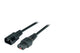 EFB Elektronik EK601SW.3 el-ledning Sort 3 m C14 forbinder C13 forbinder