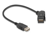 DeLOCK 67152 kabel kønsskifter USB-A Sort