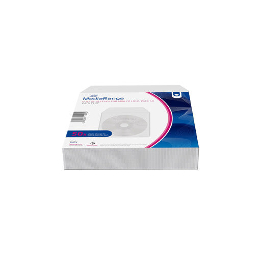 MediaRange Zubehör CD-/DVD-Rohlinge Etui 1 diske Transparent