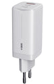 iBox ILUC65W oplader til mobil enhed Universel Hvid Vekselstrøm Hurtig opladning Indendørs
