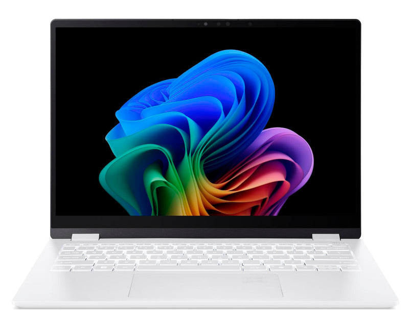 Acer Swift 14 AI SFE14-51T-94BZ Copilot+ PC Intel Core Ultra 9 288V Laptop 35,6 cm (14") Berøringsskærm 2.8K 32 GB LPDDR5x-SDRAM 1 TB SSD Wi-Fi 7 (802.11be) Windows 11 Home Hvid QWERTZ Tysk