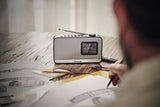 Panasonic RF-D15 Bærbar Digital Sort, Sølv