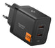 Spigen Essential EE472EU Universel Sort Vekselstrøm Hurtig opladning Indendørs