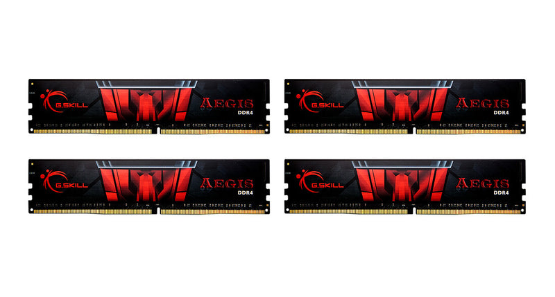 G.Skill Aegis F4-3200C16Q-64GIS hukommelsesmodul 64 GB 4 x 16 GB DDR4 288-pin DIMM