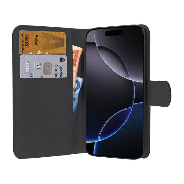 PEDEA 50160993 mobiltelefon etui 16 cm (6.3") Tegnebogsetui Sort