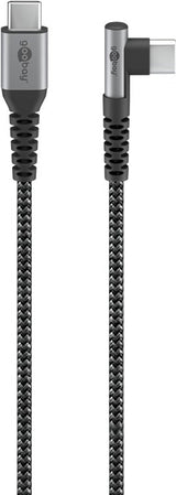 Goobay 64659 USB-kabel USB 2.0 1 m USB C Sort, Grå