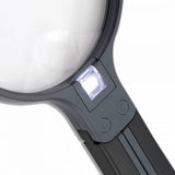 Carson Split Handle forstørrelsesglas 3,5x Sort, Transparent