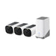 Eufy eufyCam E40 3-Cam Kit + HomeBase S380 Kugle (form) IP-sikkerhedskamera Indendørs & udendørs 2688 x 1520 pixel Væg