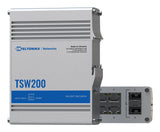 Teltonika TSW200 netværksswitch Ikke administreret Gigabit Ethernet (10/100/1000) Strøm over Ethernet (PoE) Aluminium