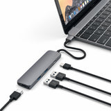 Satechi ST-CMAM dockingstation USB 3.2 Gen 1 (3.1 Gen 1) Type-C Grå