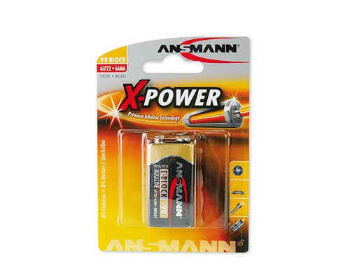 Ansmann 9V-Block Engangsbatteri Alkaline