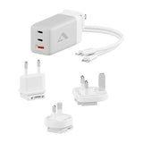 ALOGIC WCM3X67G oplader til mobil enhed Smartphone, Tablet Grå, Hvid Vekselstrøm Indendørs