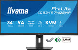 iiyama ProLite XCB3497WQSNP-B1 computerskærm 86,4 cm (34") 3440 x 1440 pixel UltraWide Quad HD LED Sort