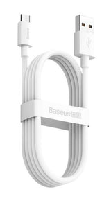 Baseus TZCAMZJ-02 USB-kabel 1,5 m USB A Micro-USB B 0,48 Gbit/sek. Hvid