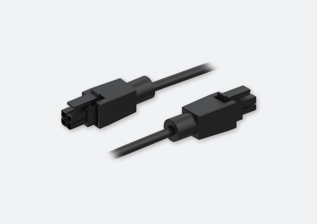Teltonika 4-pin to 4-pin power cable Sort 1 m 4-polet