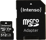 Intenso 3433493 hukommelseskort 512 GB MicroSDXC UHS-I Klasse 10