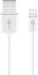 Goobay 54600 Lightning kabel 1 m Hvid