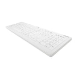 Contour Design Active Key AK-C8112 tastatur Medicinsk RF trådløst QWERTZ Tysk Hvid
