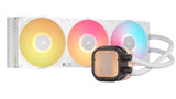 Corsair iCUE LINK TITAN 360 RX LCD Processor Alt-i-en væskekøler 12 cm Hvid 1 stk