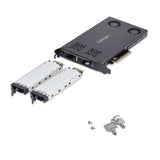StarTech.com 2M2-REMOVABLE-PCIE drive bay panel Motherboard Sort