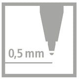 STABILO worker+ medium Kuglepen Blå 1 stk